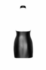 Сукня Noir Handmade F311 Eros mini halter dress of flocked mesh and wetlook - XL - Зображення 5
