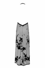 Сукня Noir Handmade F312 Divinity long flocked mesh dress with open back - XL - Зображення 5