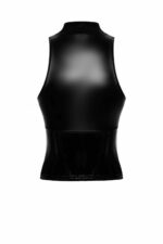 Топ Noir Handmade F324 Glam wetlook top with vinyl corset - 3XL - Зображення 5
