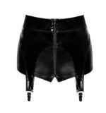 Шортики Noir Handmade F325 Glam suspender wetlook and vinyl shorts - M - Зображення 6