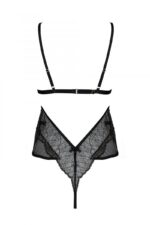Боді Passion AMBERLY BODY black, S/M, відкрита спина, низ стрінги - Зображення 4