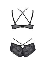 Комплект Passion DROSERA BIKINI black, XXL/XXXL, бюстгальтер і трусики-кюлоти - Зображення 4