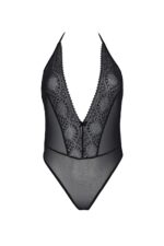 Боді Passion DROSERA BODY black, L/XL, високі вирізи, верх на зав’язках - Зображення 3