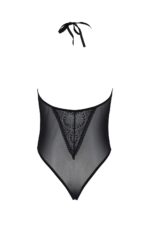 Боді Passion DROSERA BODY black, L/XL, високі вирізи, верх на зав’язках - Зображення 4