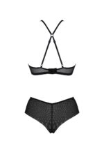 Комплект Passion KERRIA BIKINI black, S/M, бралет і трусики-бікіні - Зображення 4