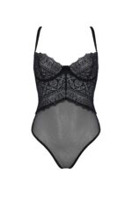 Боді Passion KERRIA BODY black, XXL/XXXL, з високими вирізами та верхом балконет - Зображення 3