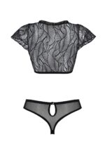 Комплект Passion LEAFA BIKINI black S/M - ECO Passion - Зображення 4