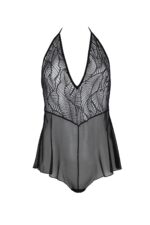 Боді Passion LEAFA BODY black S/M - ECO Passion - Зображення 3