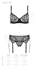 Комплект Passion LEAFA SET black S/M - ECO Passion - Зображення 5