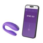 Смарт-вібратор для пар We-Vibe Sync GO Light Purple - Зображення 5