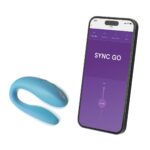 Смарт-вібратор для пар We-Vibe Sync GO Turquoise - Зображення 5