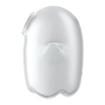 Вакуумний кліторальний стимулятор з вібрацією Satisfyer Glowing Ghost White, світиться в темряві - Зображення 3