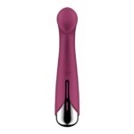 Вібратор з ротацією Satisfyer Spinning G-Spot 1 Red, плоский майданчик для стимуляції точки G - Зображення 6