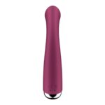 Вібратор з ротацією Satisfyer Spinning G-Spot 1 Red, плоский майданчик для стимуляції точки G - Зображення 4