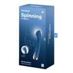 Вібратор з ротацією Satisfyer Spinning G-Spot 1 Blue, плоский майданчик для стимуляції точки G - Зображення 8
