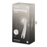 Вібратор з ротацією Satisfyer Spinning G-Spot 1 Beige, плоский майданчик для стимуляції точки G - Зображення 8