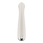 Вібратор з ротацією Satisfyer Spinning G-Spot 1 Beige, плоский майданчик для стимуляції точки G - Зображення 4