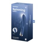 Вібратор-кролик з ротацією Satisfyer Spinning Rabbit 1 Blue, 3 мотори - Зображення 8