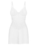 Пеньюар Obsessive Alissium chemise & thong, XS/S, мереживний ліф, стрінги в комплекті - Зображення 4