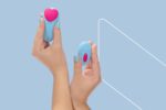 Вібратор у трусики FairyGasm HeartGem blue, на магніті, пульт ДК - Зображення 10