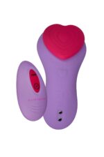 Вібратор у трусики FairyGasm HeartGem violet, на магніті, пульт ДК - Зображення 2