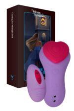Вібратор у трусики FairyGasm HeartGem violet, на магніті, пульт ДК - Зображення 13