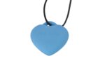 Мінівібратор «Сердечко» FairyGasm PleasureStone blue, 9 режимів, на шнурку - Зображення 2