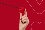 Мінівібратор «Сердечко» FairyGasm PleasureStone red, 9 режимів, на шнурку - Зображення 6