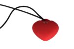 Мінівібратор «Сердечко» FairyGasm PleasureStone red, 9 режимів, на шнурку - Зображення 3
