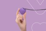 Мінівібратор «Сердечко» FairyGasm PleasureStone violet, 9 режимів, на шнурку - Зображення 6