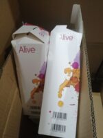 Фалоімітатор Alive Adam Pink L, двошаровий, силікон + Silexpan, діаметр 4 см (м'ята упаковка!!!) - Зображення 3