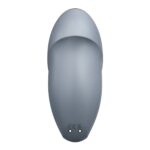 Вібростимулятор-пульсатор Satisfyer Tap & Climax 1 Bluegrey, ефект постукування пальцем, 2 мотори - Зображення 6