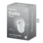 Вакуумний кліторальний стимулятор з вібрацією Satisfyer Cutie Ghost White - Зображення 5