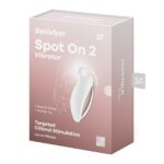Вібратор для зовнішньої стимуляції Satisfyer Spot On 2 White, дуже потужний, гнучкий відросток - Зображення 7