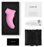 Звуковий стимулятор клітора LELO SONA 2 Travel Pink, тревел-версія, 12 режимів - Зображення 3