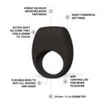 Ерекційне кільце з вібрацією LELO Tor 3 Black, керування зі смартфона - Зображення 2