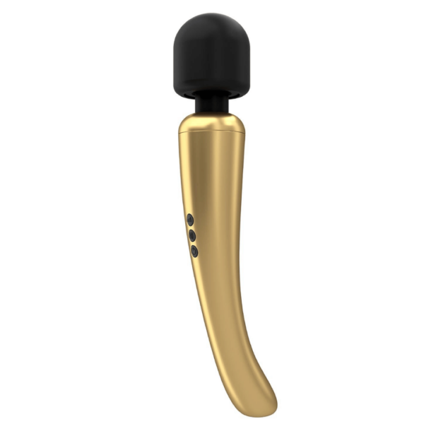 Потужний вібромасажер Dorcel Megawand Gold який перезаряджається, 160 режимів