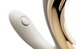 Вібратор-пульсатор з вакуумною насадкою Zalo – Talis G-Spot PulseWave Vibrator Ivory White - Зображення 4