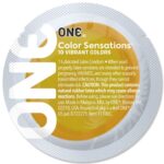 Презерватив ONE Color Sensations - ONE will get you there (Yellow) 1 шт - Зображення 2