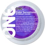 Презерватив ONE Color Sensations - Pick ONE (Purple) 1 шт - Зображення 2