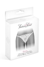 Трусики-стрінги з перлинною ниткою Fashion Secret VENUSINA White (м'ята упаковка!!!) - Зображення 4