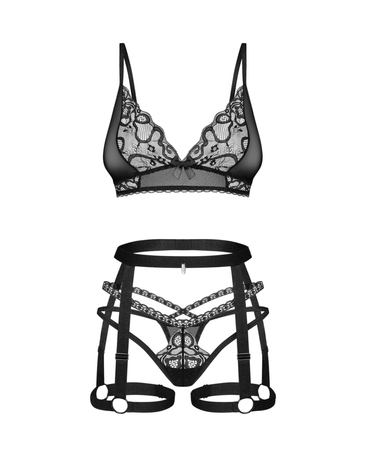 Комплект Obsessive Blomentis 3-pcs set M/L - Зображення 3