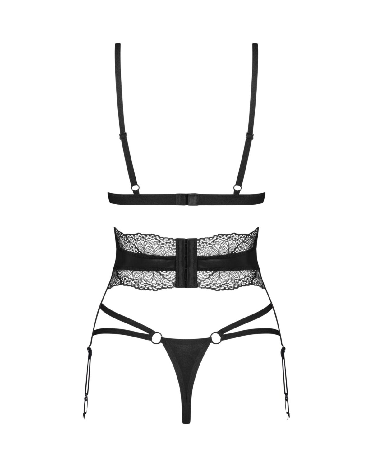 Комплект Obsessive Lobellis 3-pcs set XL/2XL - Зображення 4