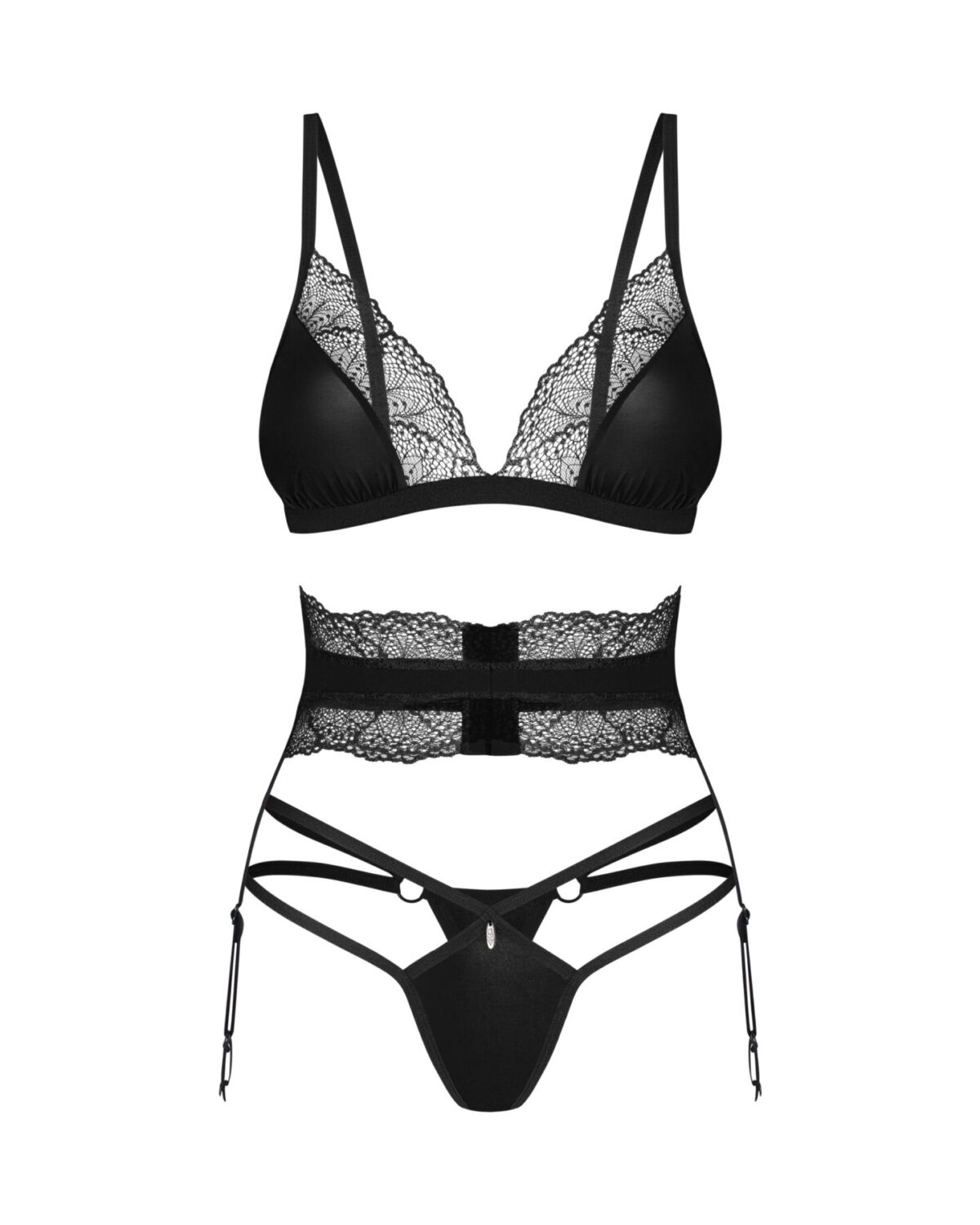 Комплект Obsessive Lobellis 3-pcs set XL/2XL - Зображення 3