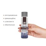 Охолоджувальна змазка-крем з кокосовою олією JO Coconut Hybrid COOLING (120 мл) біла - Зображення 2