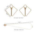 Затискачі для сосків з важкою підвіскою LOCKINK Nipple Clamps with Heavy Pendant - Golden - Зображення 10