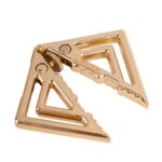 Затискачі для сосків з важкою підвіскою LOCKINK Adjustable Nipple Clamps with Heavy Pendant - Golden - Зображення 3