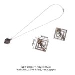 Затискачі для сосків з легкої підвіскою LOCKINK Adjustable Nipple Clamps with Light Pendant - Grey - Зображення 2