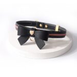 Повідець LOCKINK SEVANDA Love Heart Butterfly Leather Collar Set - Black - Зображення 4