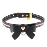 Повідець LOCKINK SEVANDA Love Heart Butterfly Leather Collar Set - Black - Зображення 3